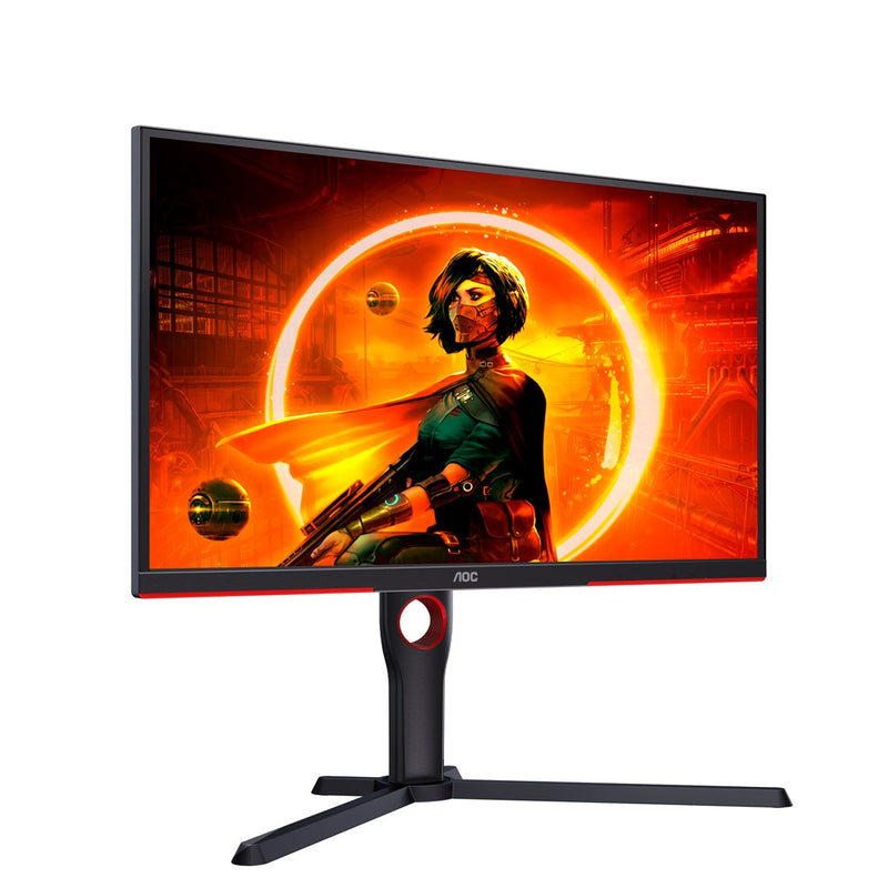 AOC Gaming 25G3ZM/BK - G3 Series - LED monitor - gaming - 25" (24.5" viewable) - 1920 x 1080 Full HD (1080p) @ 240 Hz - VA - 300 cd/m² - 3000:1 - 0.5