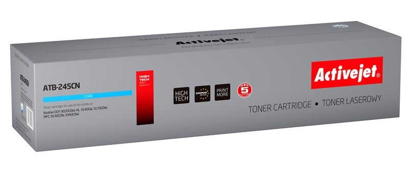 Activejet ATB-245CN Toner (ersetzt Brother TN-245C; Supreme; 2200 Seiten; Cyan)