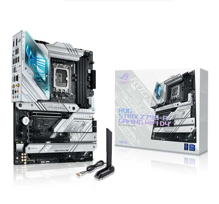ASUS ROG Strix Z790-A Gaming WiFi D4 - Motherboard - ATX - LGA1700 Socket - Z790 Chipset - USB 3.2 Gen 2x2, USB 3.2 Gen 2, USB-C 3.2 Gen2, USB 3.2 Gen