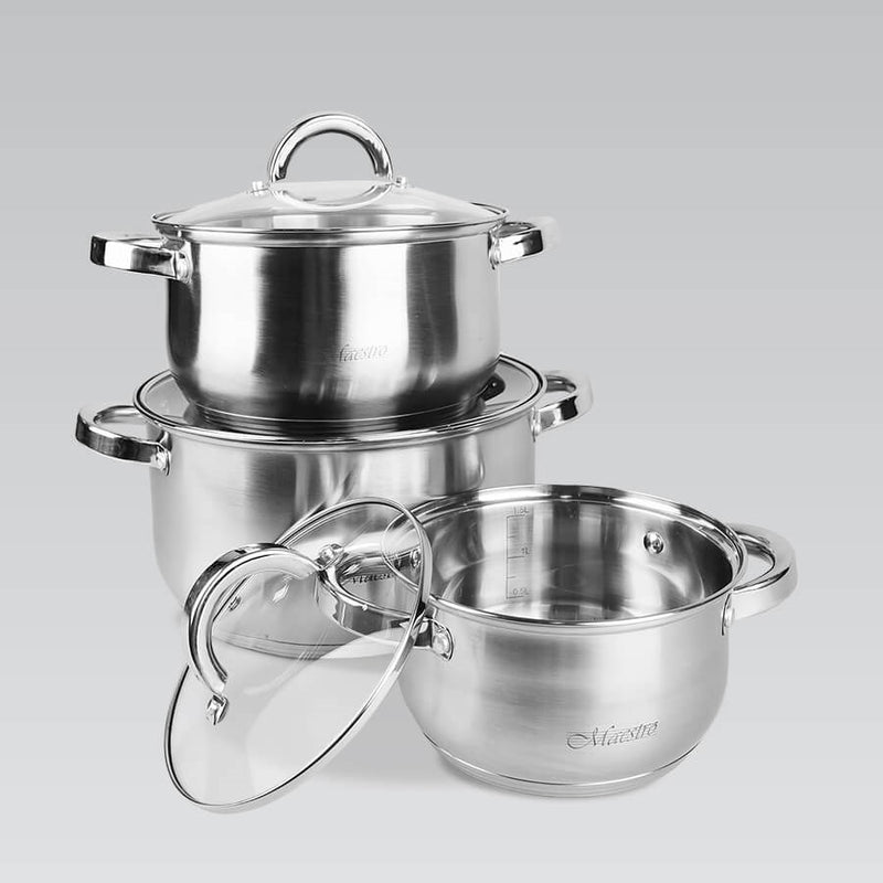 Maestro MR-2120-6L A set of pots of 6 elements