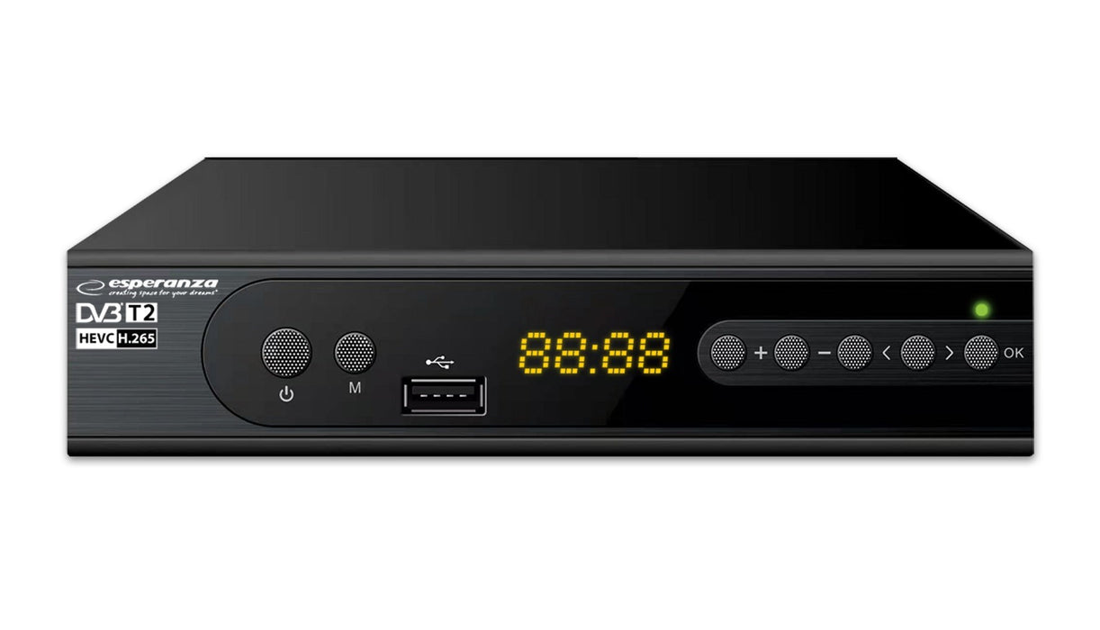Esperanza EV106P TV set-top box Cable Black