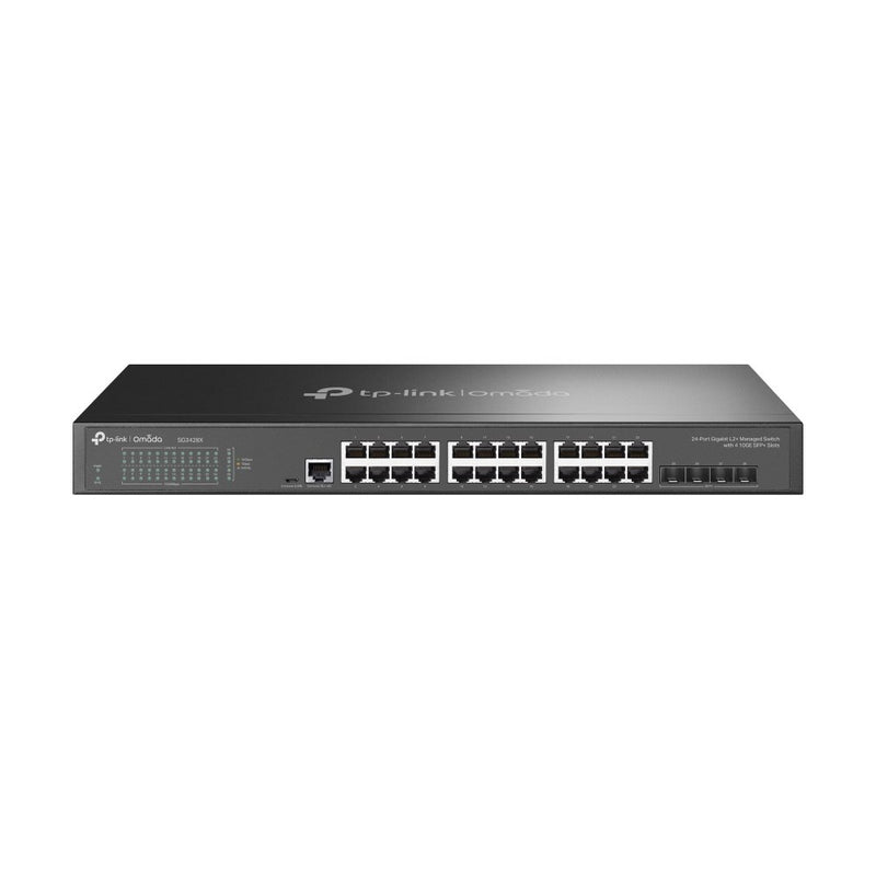TP-Link TL-SG3428X JetStream™ 24-Port Gigabit L2+ Managed Switch with 4 10GE SFP+ Slots