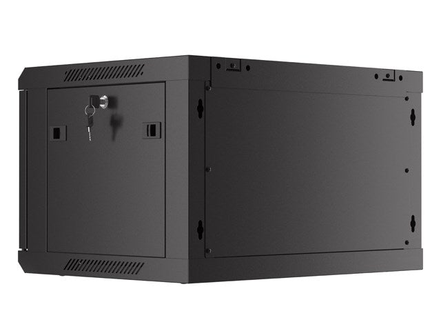 Lanberg WF01-6406-23B rack cabinet 6U Wall mounted rack Black