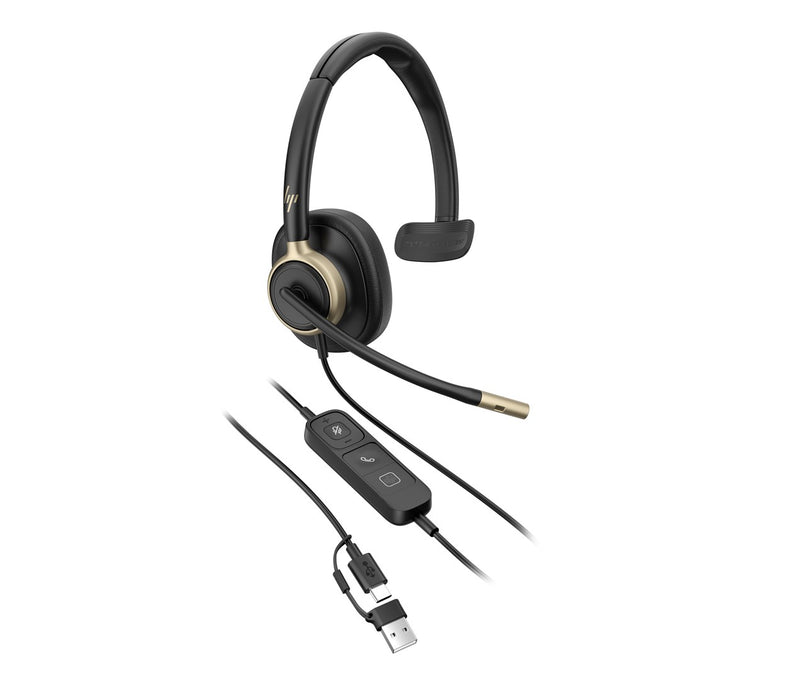 HP Poly Mission 815 Monaural USB Wired Headset