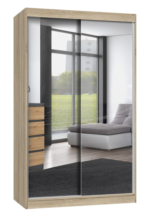 Topeshop IGA 120 SON A KPL bedroom wardrobe/closet 7 shelves 2 door(s) Sonoma oak