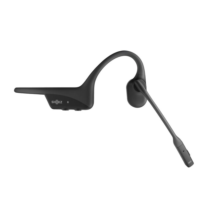 SHOKZ OpenComm2 UC 2025 Upgrade Wireless Bluetooth Bone Conduction Videoconferencing Headset with USB-C Charging Port and USB-C adapter | 16 Hr Talk T