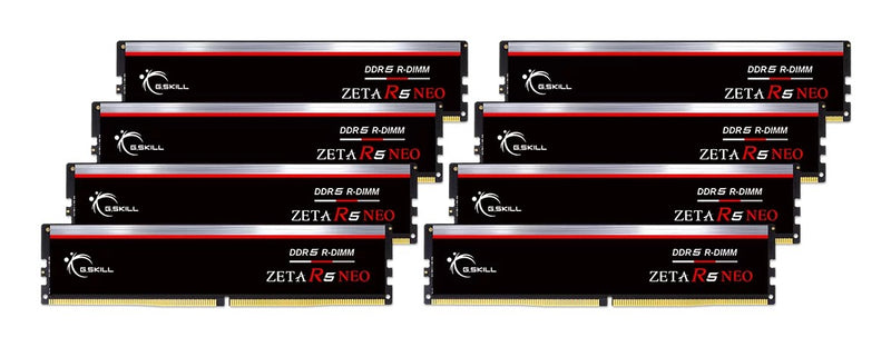 G.Skill Zeta R5 Neo F5-6800R3445G32GE8-ZR5NK memory module 256 GB 8 x 32 GB DDR5 6800 MHz ECC