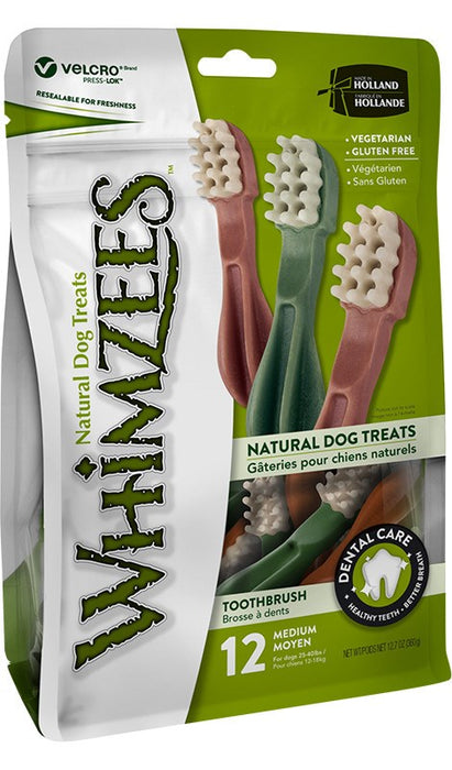 WHIMZEES Dog Chew Toothbrush M - 12 pcs.