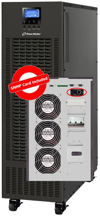 PowerWalker VFI 10K CPG PF1 3/3 BI Double-conversion (Online) 10 kVA 10000 W 1 AC outlet(s)