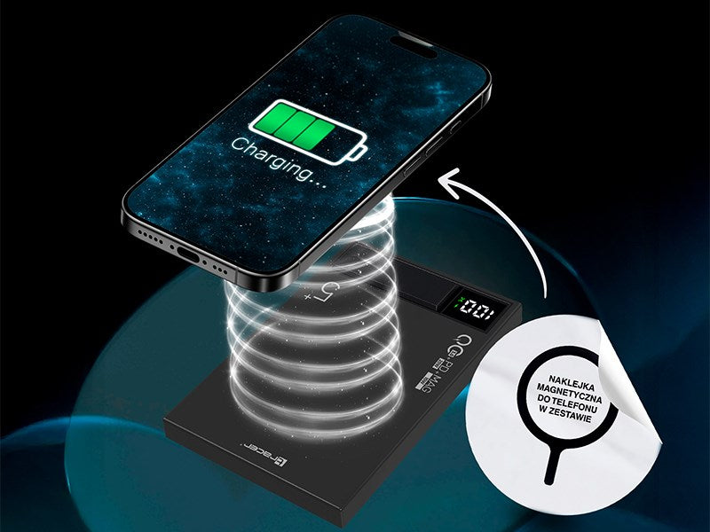 Tracer AirMag1 Lithium Polymer (LiPo) 5000 mAh Wireless charging Black