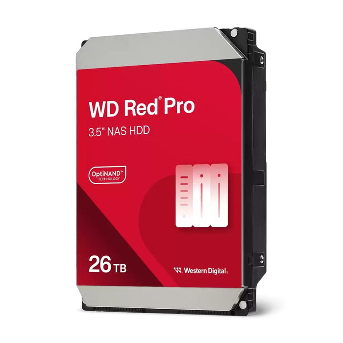 WD Red Pro WD260KFGX - Hard drive - Enterprise - 26 TB - internal - 3.5" - SATA 6Gb/s - 7200 rpm - buffer: 512 MB