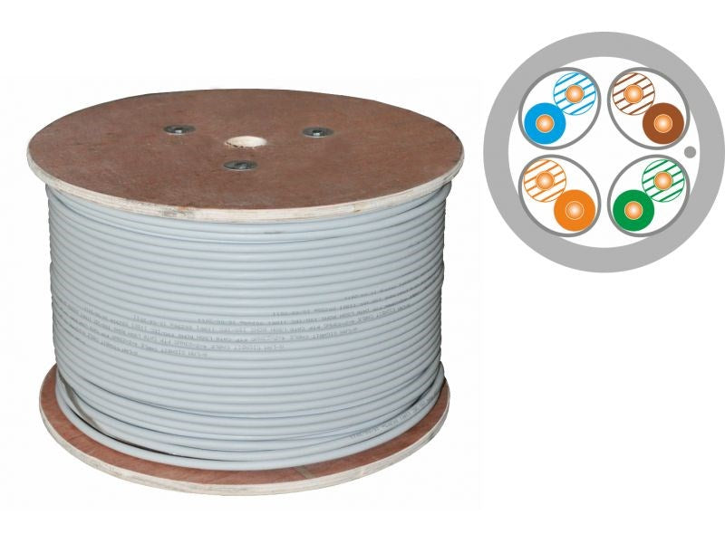 ALANTEC U/FTP Kat.6A Dca LSOH Kabel 4x2x23AWG 500m