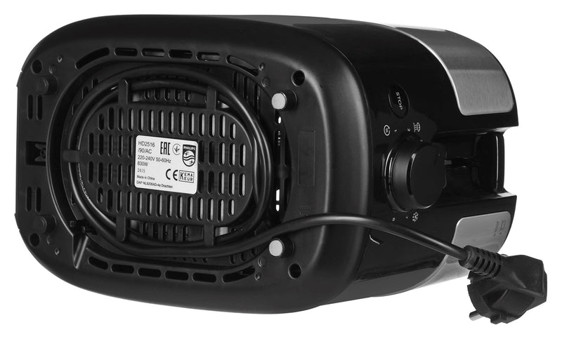 Philips Daily Collection HD2516/90 toaster 2 slice(s) 830 W Black