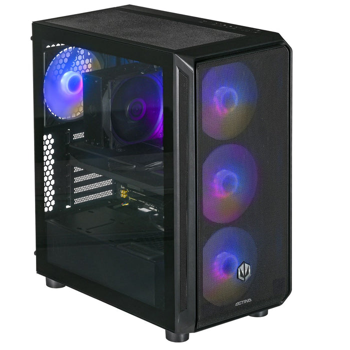 Actina 5901443414537 PC AMD Ryzen™ 5 7600X3D 32 GB DDR5-SDRAM 2 TB SSD NVIDIA GeForce RTX 5070 Midi Tower Black
