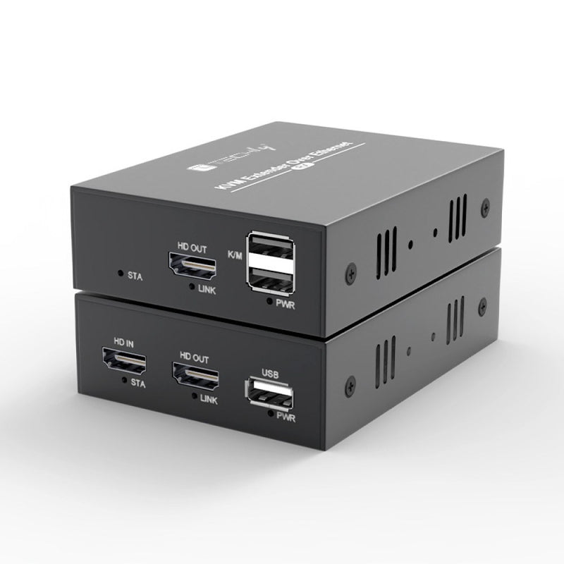 Techly IDATA HDMI-KVM4 KVM extender Transmitter & receiver