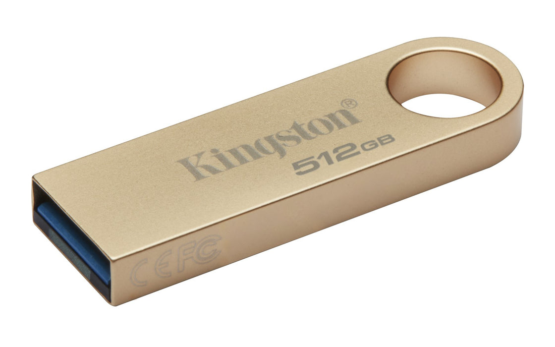 Kingston DataTraveler SE9 G3 - USB flash drive - 512 GB - USB 3.2 Gen 1 - gold