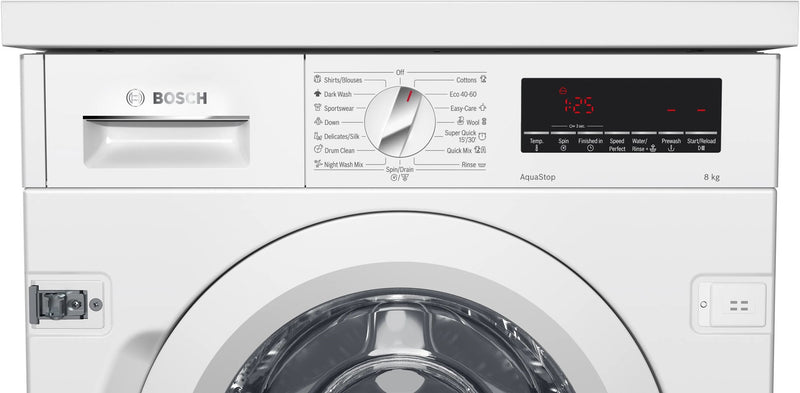 Bosch Serie 8 WIW28542EU washing machine Front-load 8 kg 1400 RPM C White