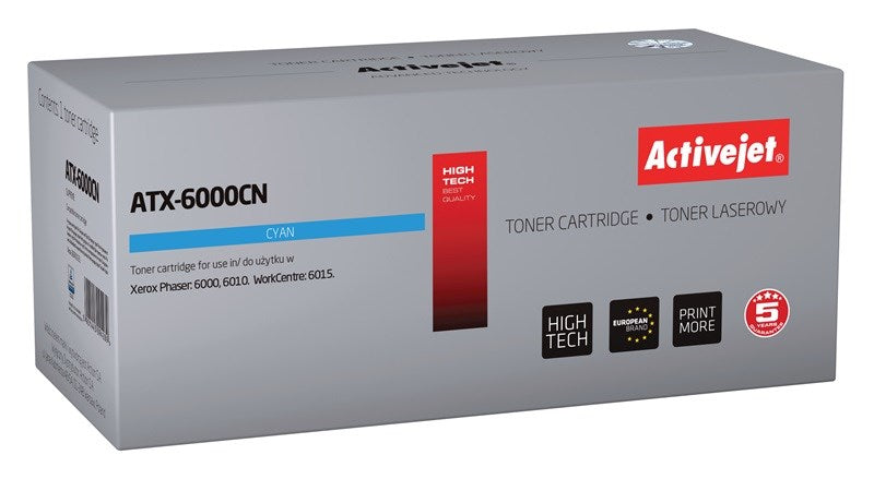 Activejet ATX-6000CN Toner (replacement for Xerox 106R01631; Supreme; 1000 pages; cyan)