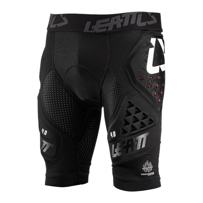 Spodenki z ochraniaczem LEATT Impact Shorts 3DF 4.0 rozmiar L, czarne