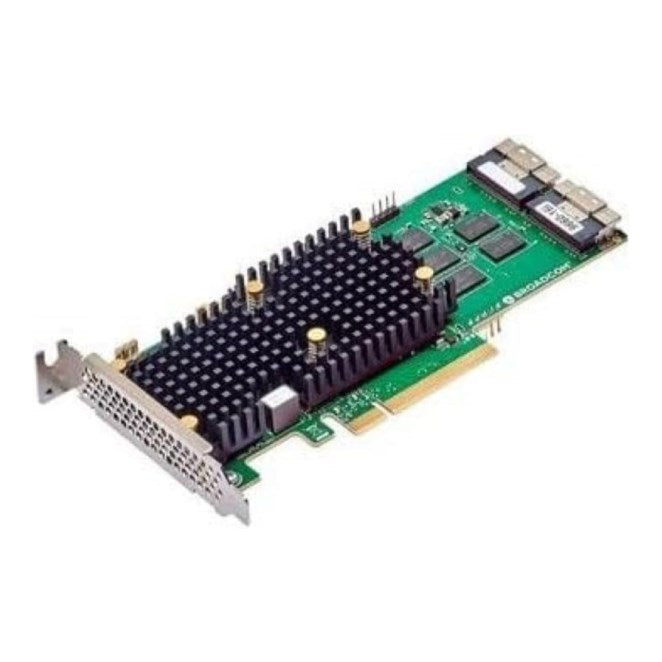 Broadcom MegaRAID 9660-16i - Storage controller (RAID) - 16 Channel - SATA 6Gb/s / SAS 24Gb/s / PCIe 4.0 (NVMe) - RAID 0, 1, 10, 5, 50, 6, 60 - PCIe 4