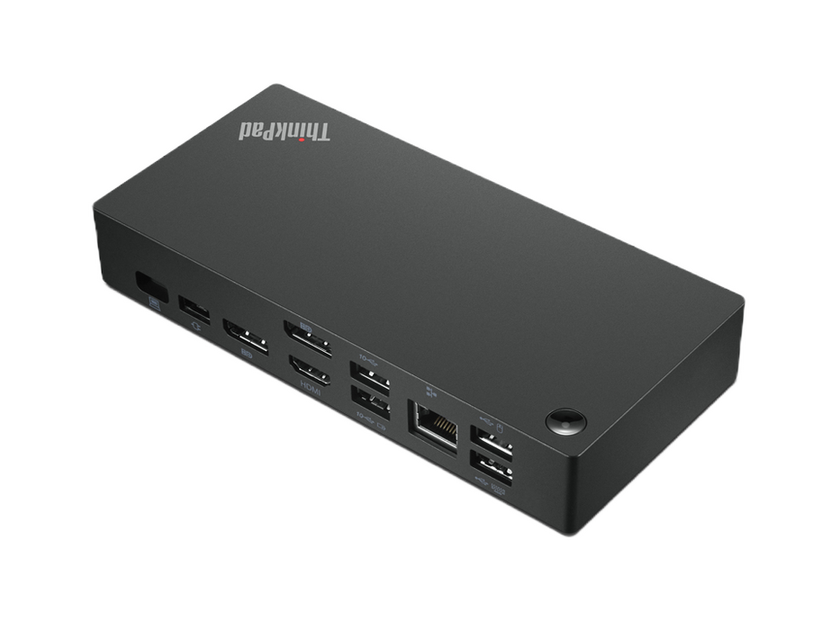 Lenovo ThinkPad Universal USB-C Dock - Docking station - USB-C - HDMI, 2 x DP - 1GbE - 90 Watt - Campus