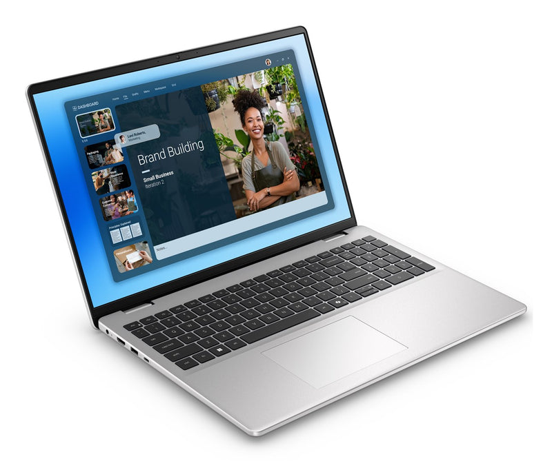 DELL DC16251 Intel Core 5 120U Laptop 40.6 cm (16") Full HD+ 16 GB DDR5-SDRAM 512 GB SSD Wi-Fi 6E (802.11ax) Windows 11 Pro Platinum, Silver