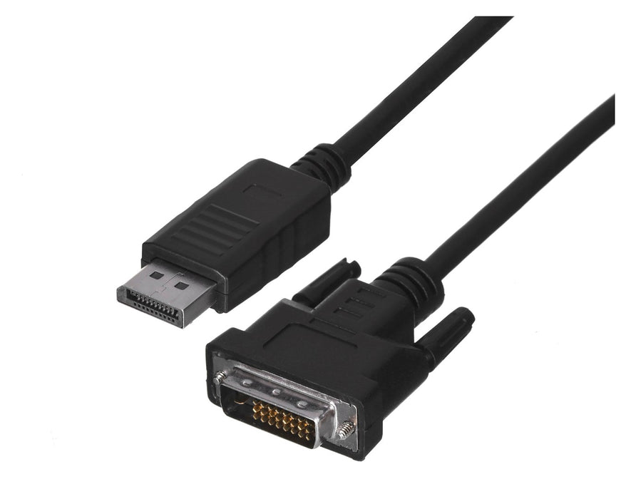 Lanberg CA-DPDV-10CU-0010-BK video cable adapter 1 m DisplayPort DVI-D Black