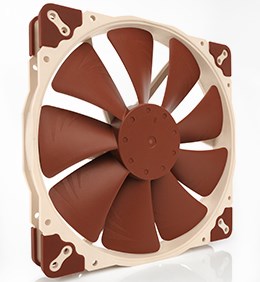 Ventilateur de boîtier Noctua NF-A20 FLX 20 cm beige, marron