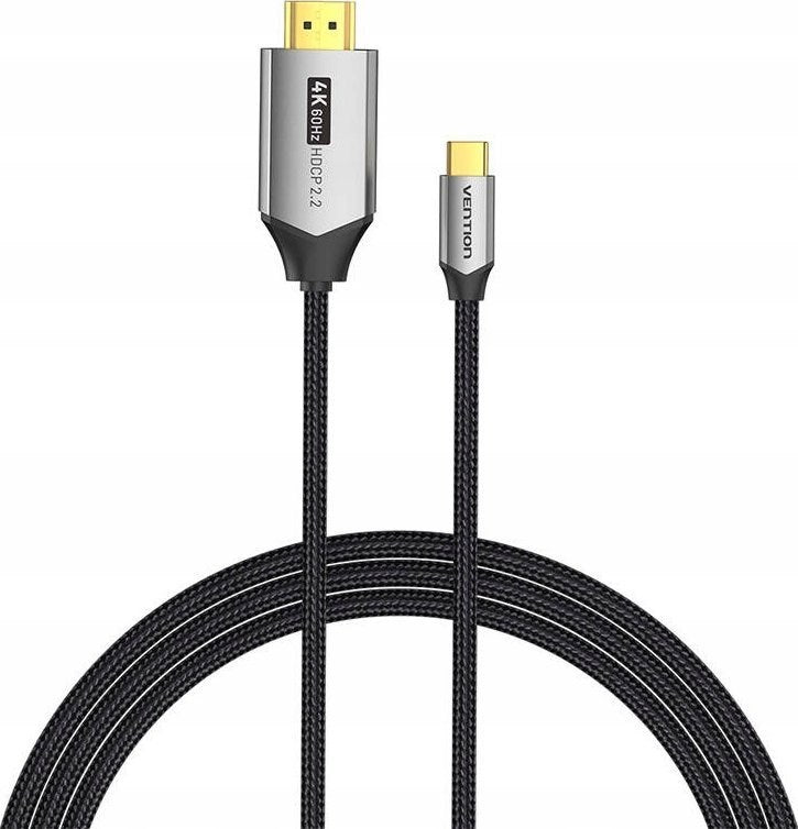 Vention USB-C to HDMI cable 4K@60Hz braided 2m GREY
