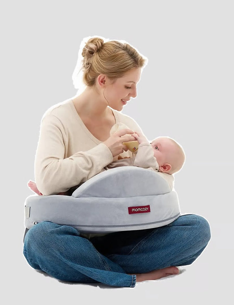 Momcozy exclusive memory foam nursing pillow, grey