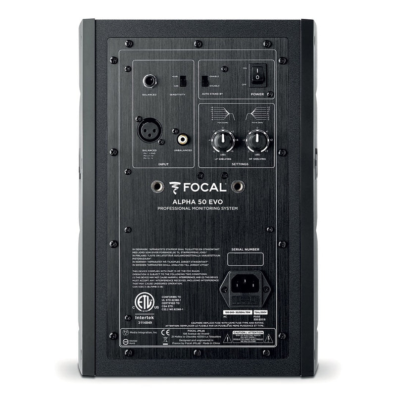 Focal Alpha Evo 50 - active 2-way studio monitor