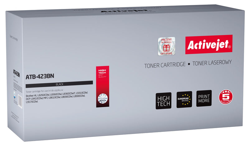 Activejet ATB-423BN Toner (ersetzt Brother TN-423BK; Supreme; 6500 Seiten; schwarz)