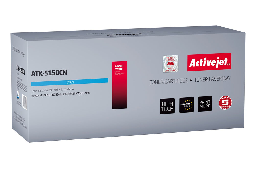 Activejet ATK-5150CN toner (replacement for Kyocera TK-5150C; Supreme; 10000 pages; cyan)