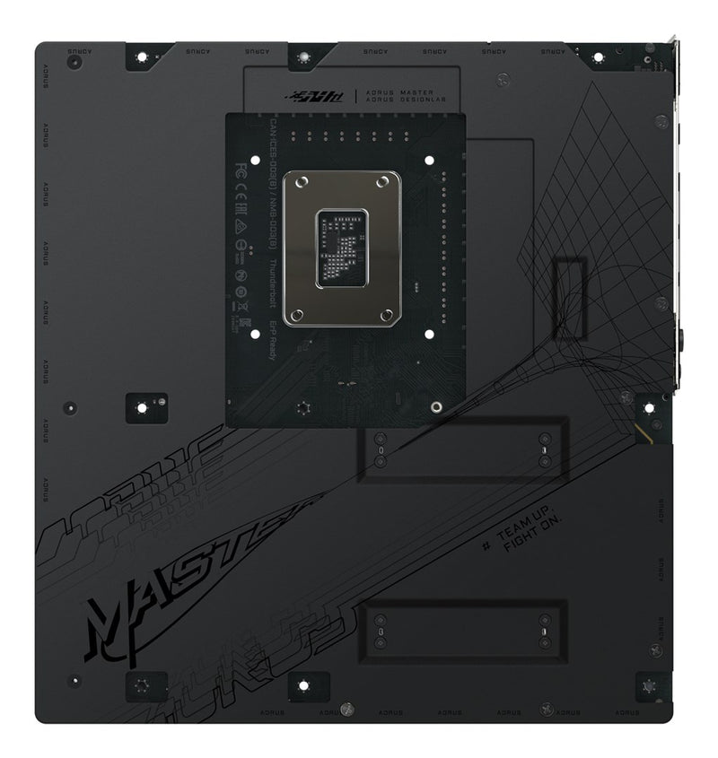 GIGABYTE Z890 AORUS MASTER AI TOP Motherboard - Supports Intel Core Ultra (Series 2) CPUs, 20+1+2 phases VRM, up to 9500MHz DDR5 (OC), PCIe 5.0 M.2, W