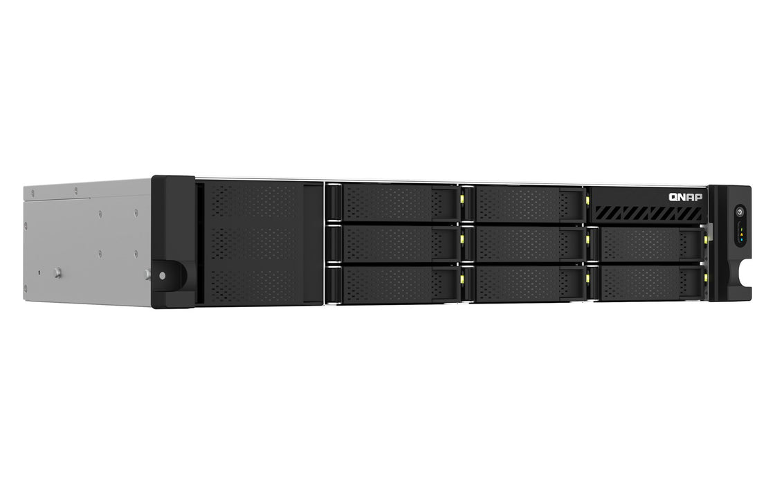 QNAP TS-873AeU-RP - NAS server - 8 bays - rack-mountable - SATA 6Gb/s - RAID 0, 1, 5, 6, 10, JBOD, 50, 60 - RAM 4 GB - 2.5 Gigabit Ethernet - iSCSI su