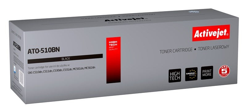 Activejet ATO-510BN Toner für OKI Drucker; OKI 44469804 Ersatz; Supreme; 5000 Seiten; schwarz