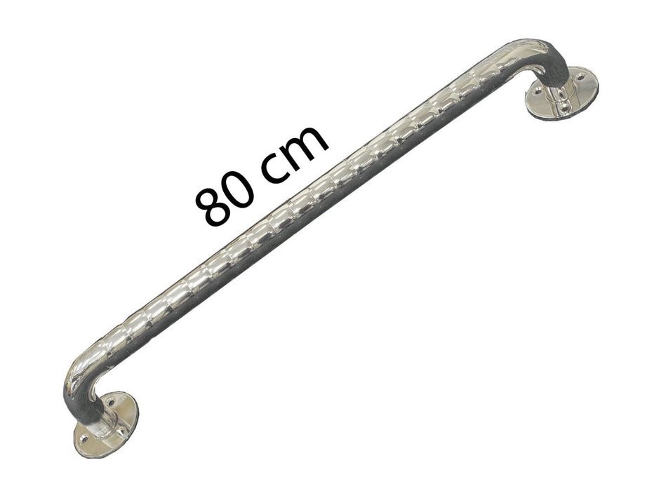 Stainless steel corrugated bathroom handrail 80 cm