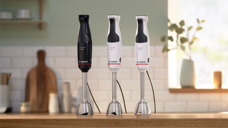Bosch Série 4 MSM4W210 mixeur 0,6 L Mixeur plongeant 600 W Noir, Blanc