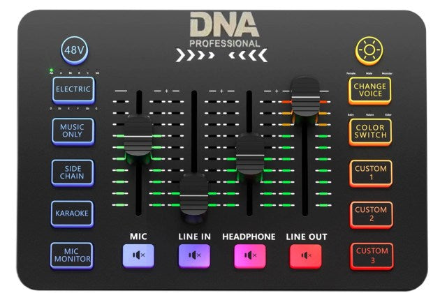 DNA Professional SC ONE - 2-channel analogue mixer with built-in sound effects