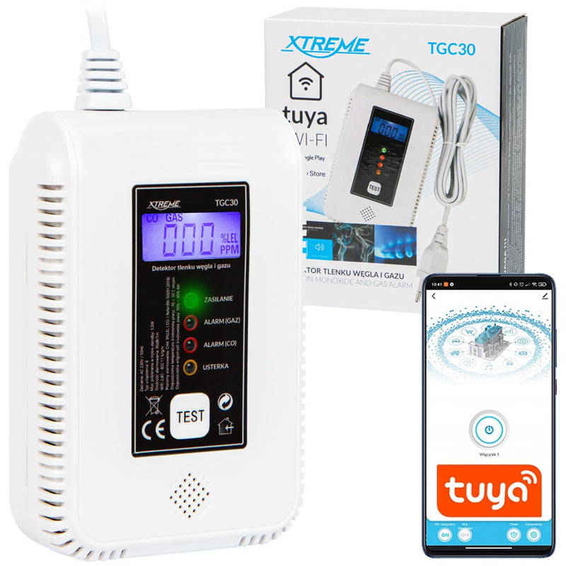 TGC30 WiFi Tuya Kohlenmonoxid- und Gasmelder