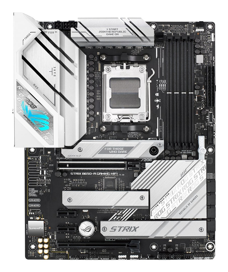 ASUS ROG STRIX B650-A GAMING WIFI - Motherboard - ATX - Socket AM5 - AMD B650 Chipset - USB-C 3.2 Gen 2x2, USB-C 3.2 Gen2, USB 3.2 Gen 2, USB 3.2 Gen