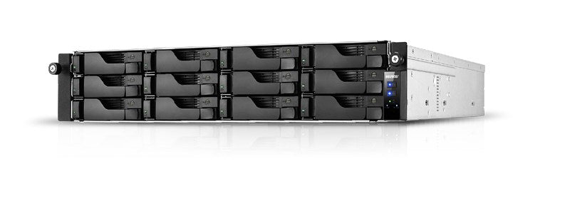 Asustor AS6512RD NAS Rack (2U) Intel Atom® C3538 8 GB DDR4 0 TB ADM Black