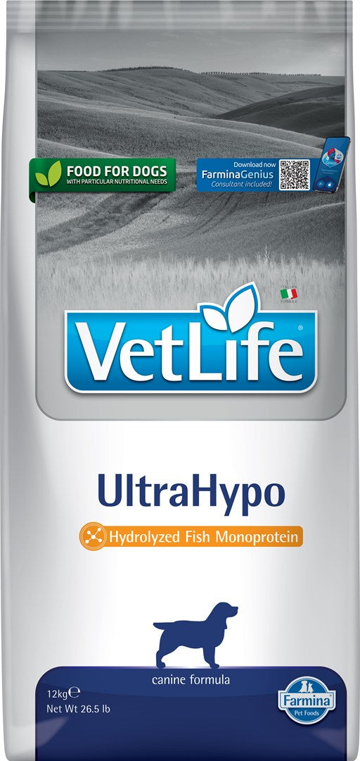 FARMINA Vet Life UltraHypo - aliment sec pour chien - 12 kg