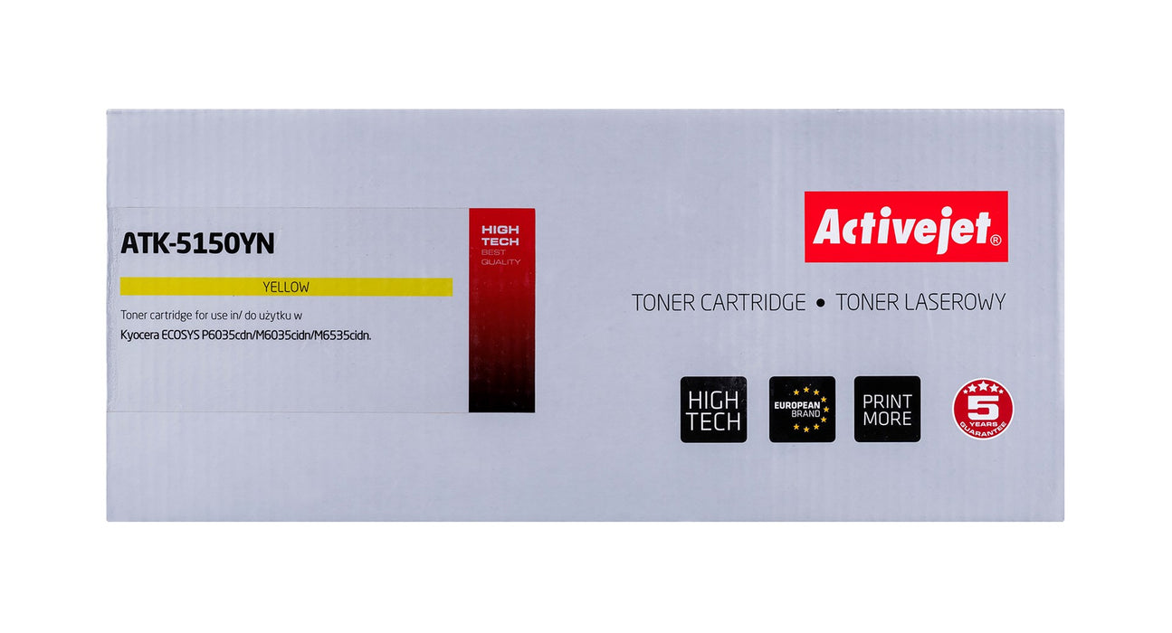 Activejet ATK-5150YN Toner (replacement for Kyocera TK-5150Y; Supreme; 10000 pages; yellow)