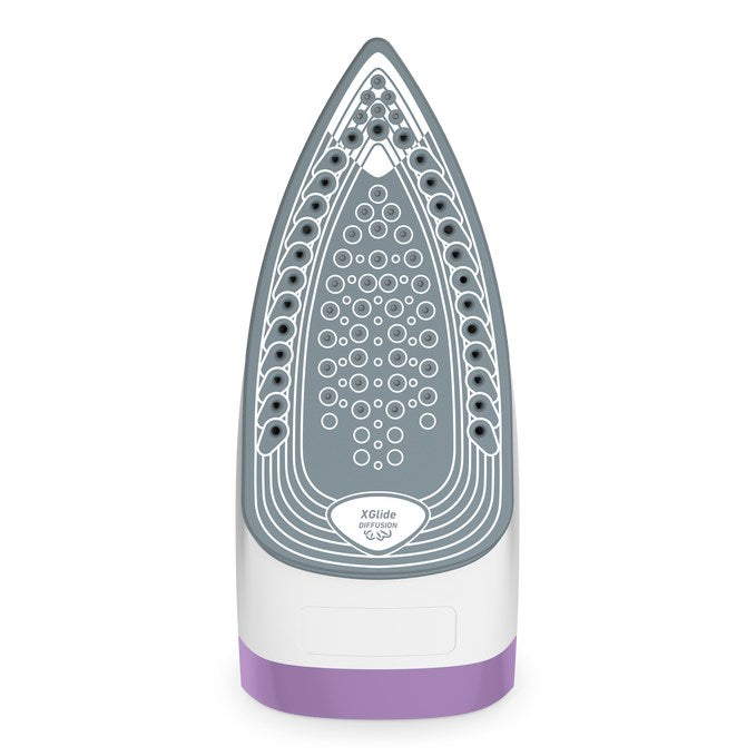 Tefal FV2836 Dry & Steam iron Ceramic soleplate 2400 W Purple, White