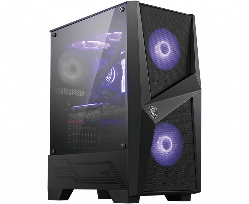 MSI MAG FORGE 100M Mid Tower Gaming Computer Case
