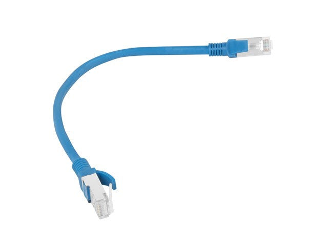Lanberg PCU5-10CC-0025-B networking cable Blue 0.25 m Cat5e U/UTP (UTP)