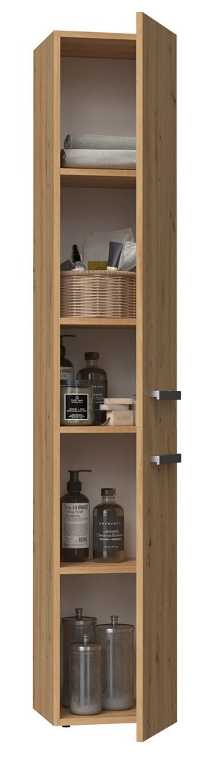 Topeshop NEL II ARTISAN bathroom storage cabinet Oak
