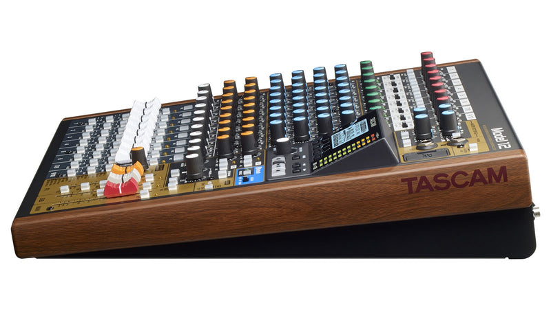 Tascam Model 12 12 channels 20 - 20000 Hz Black, Wood