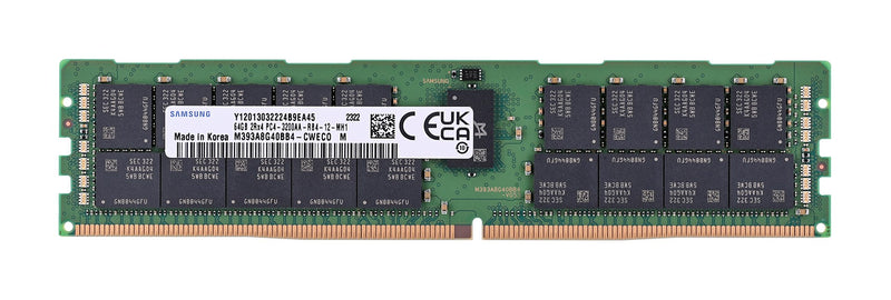 Samsung M393A8G40BB4-CWE memory module 64 GB 1 x 64 GB DDR4 3200 MHz ECC
